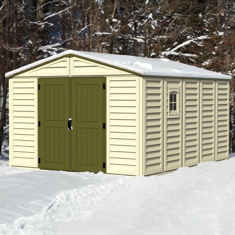 Woodbridge plus 10.5 Ft. W X 13 Ft. D Plastic Storage Shed