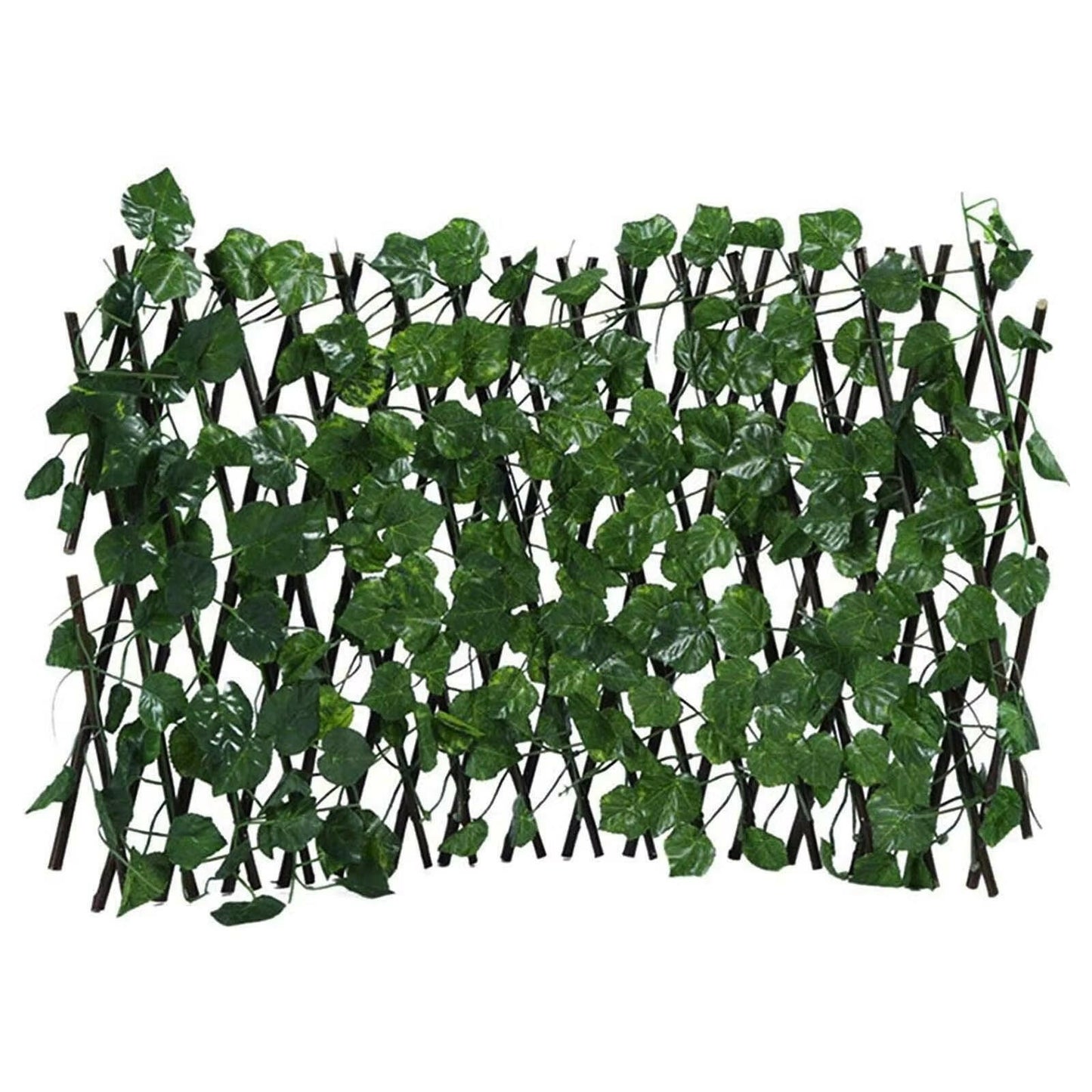 Retractable Fence Expandable Faux Ivy Privacy Fence Garden Fence Decoration Rattan Wall Hanging Creeper Ivy Plant Decoration