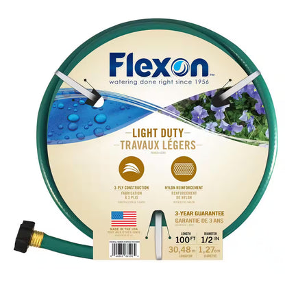 1/2 In. Dia X 100 Ft. Light Duty Garden Hose