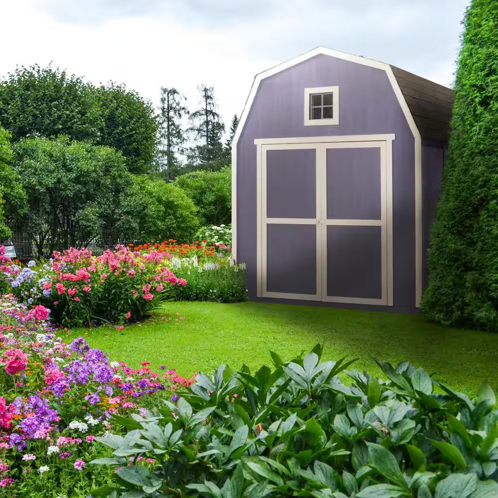 Montana Do-It-Yourself 8 Ft. X 10 Ft. Barn Style Backyard Wood Storage Shed with Smartside Siding (80 Sq. Ft.)