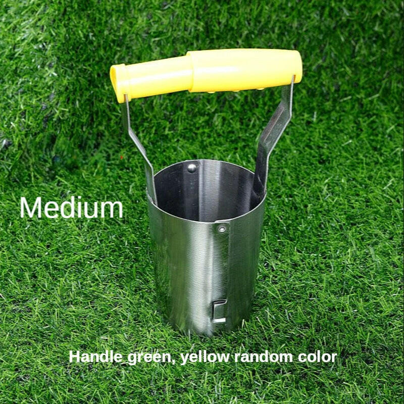 Thickened Stainless Steel Seedling Transplanter Digging Hole Sowing Seedling Tool Planting Vegetable Gardening Hole Shovel