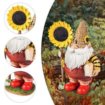 Funny Figurines Christmas Garden Dwarf Cartoon Resin Craft Home Garden Decoration for Fairy Tale Garden Miniature Garden