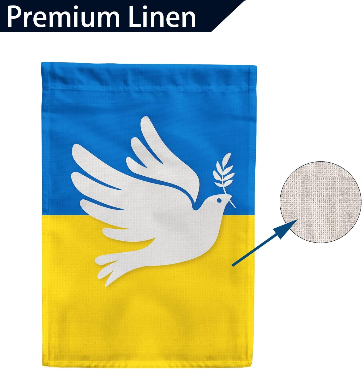 Ukraine Garden Flags, Ukrainian Pigeon Garden Flag Double Sided -CF0117