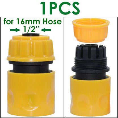 1/2" 3/4'' 1 Hose Connector Garden Tools Quick Connectors Repair Damaged Leaky Adapter Garden Water Irrigation Connector Joints