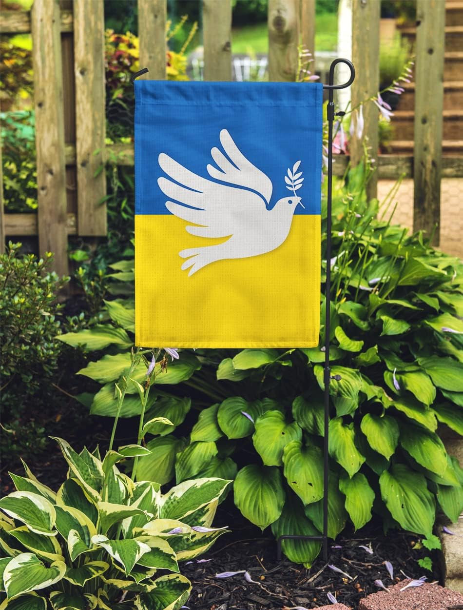 Ukraine Garden Flags, Ukrainian Pigeon Garden Flag Double Sided -CF0117