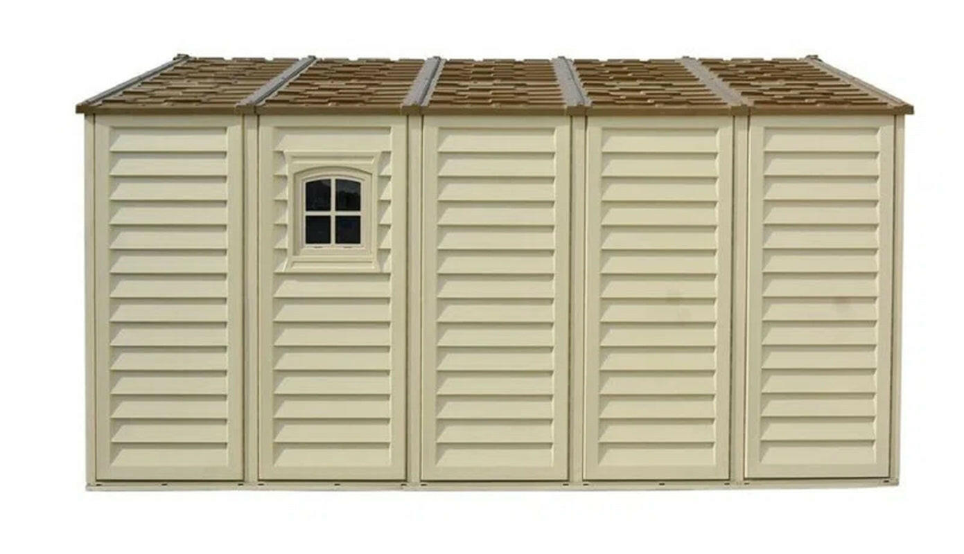 Woodbridge plus 10.5 Ft. W X 13 Ft. D Plastic Storage Shed