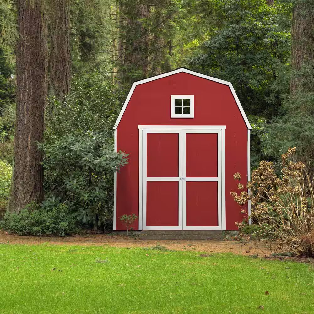 Montana Do-It-Yourself 8 Ft. X 10 Ft. Barn Style Backyard Wood Storage Shed with Smartside Siding (80 Sq. Ft.)