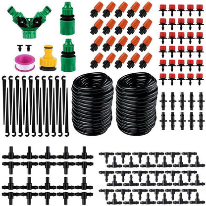 Mist Cooling Automatic Irrigation System Drip Irrigation System Garden Plant Automatic Watering Hose Kit 5M/10M/15M/20M/30M/40M