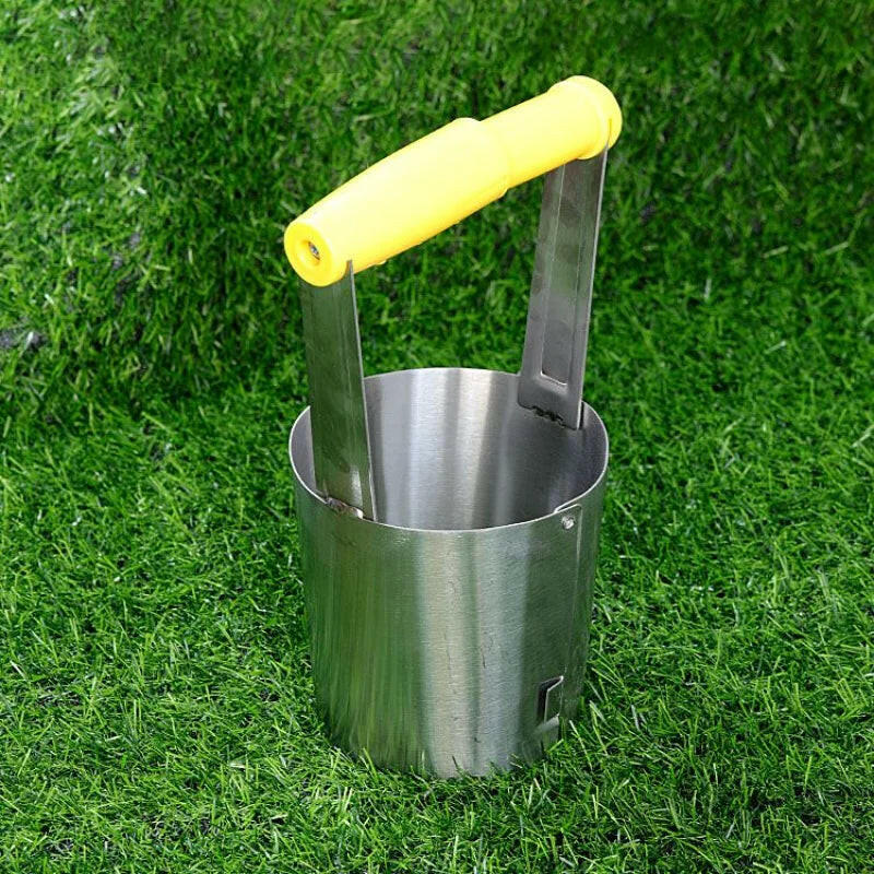 Thickened Stainless Steel Seedling Transplanter Digging Hole Sowing Seedling Tool Planting Vegetable Gardening Hole Shovel