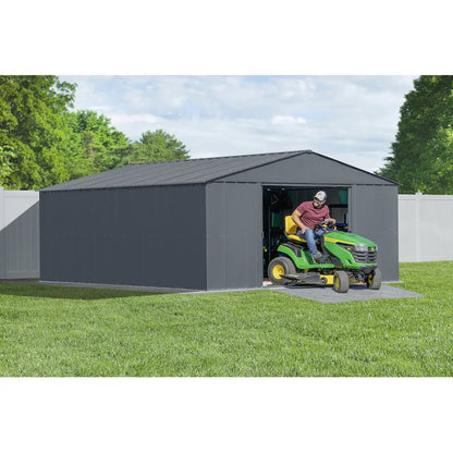 14-Ft X 17-Ft Classic Galvanized Steel Storage Shed