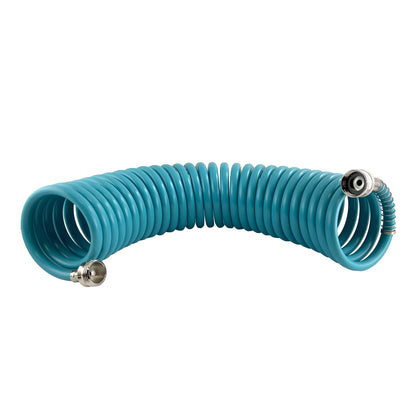 50Ft Spiral Hose Turquoise