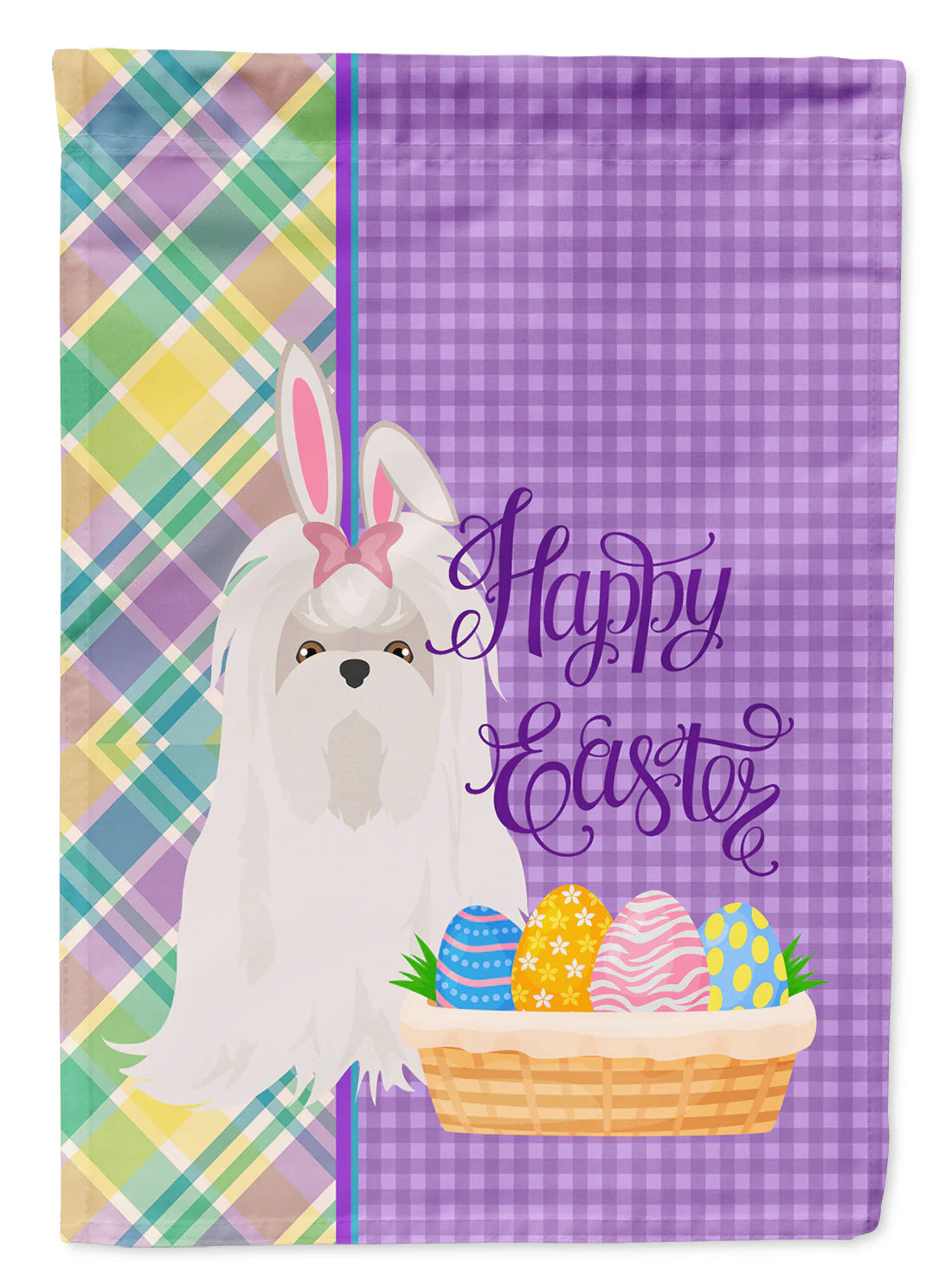 Maltese Easter Garden Flag