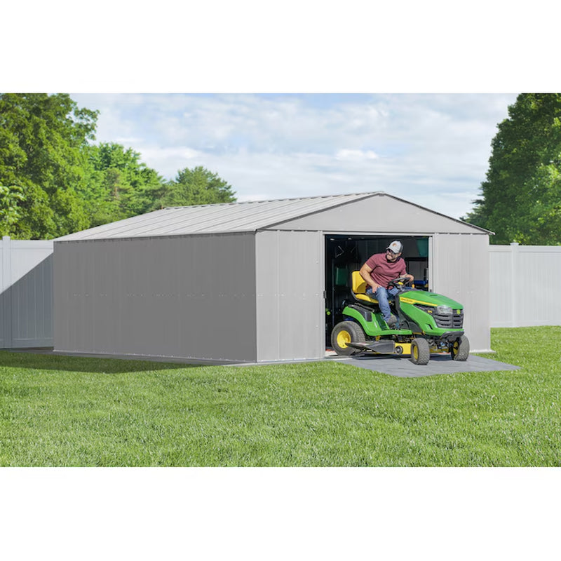 14-Ft X 17-Ft Classic Galvanized Steel Storage Shed