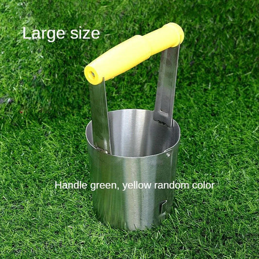 Thickened Stainless Steel Seedling Transplanter Digging Hole Sowing Seedling Tool Planting Vegetable Gardening Hole Shovel