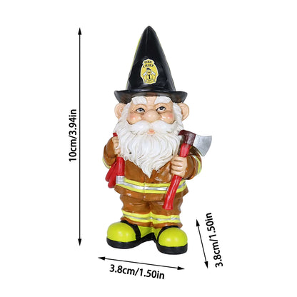 Funny Figurines Christmas Garden Dwarf Cartoon Resin Craft Home Garden Decoration for Fairy Tale Garden Miniature Garden