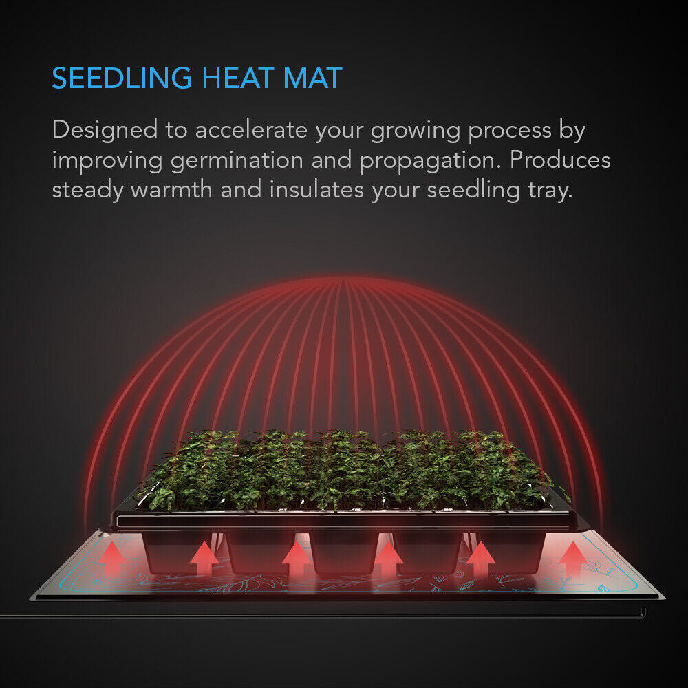 SUNCORE A7, Waterproof Seedling Heat Mat 48" X 20.75" Seed Germination Gardening