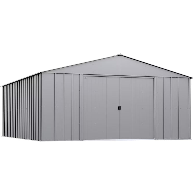 14-Ft X 17-Ft Classic Galvanized Steel Storage Shed