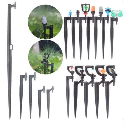 5Pcs Length:13~50Cm O.D6Mm 7.5Mm Irrigation Sprinkler Nozzle Support Spike Watering Sprinklers Stakes Garden Water Connectors