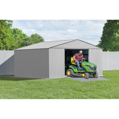 14-Ft X 17-Ft Classic Galvanized Steel Storage Shed